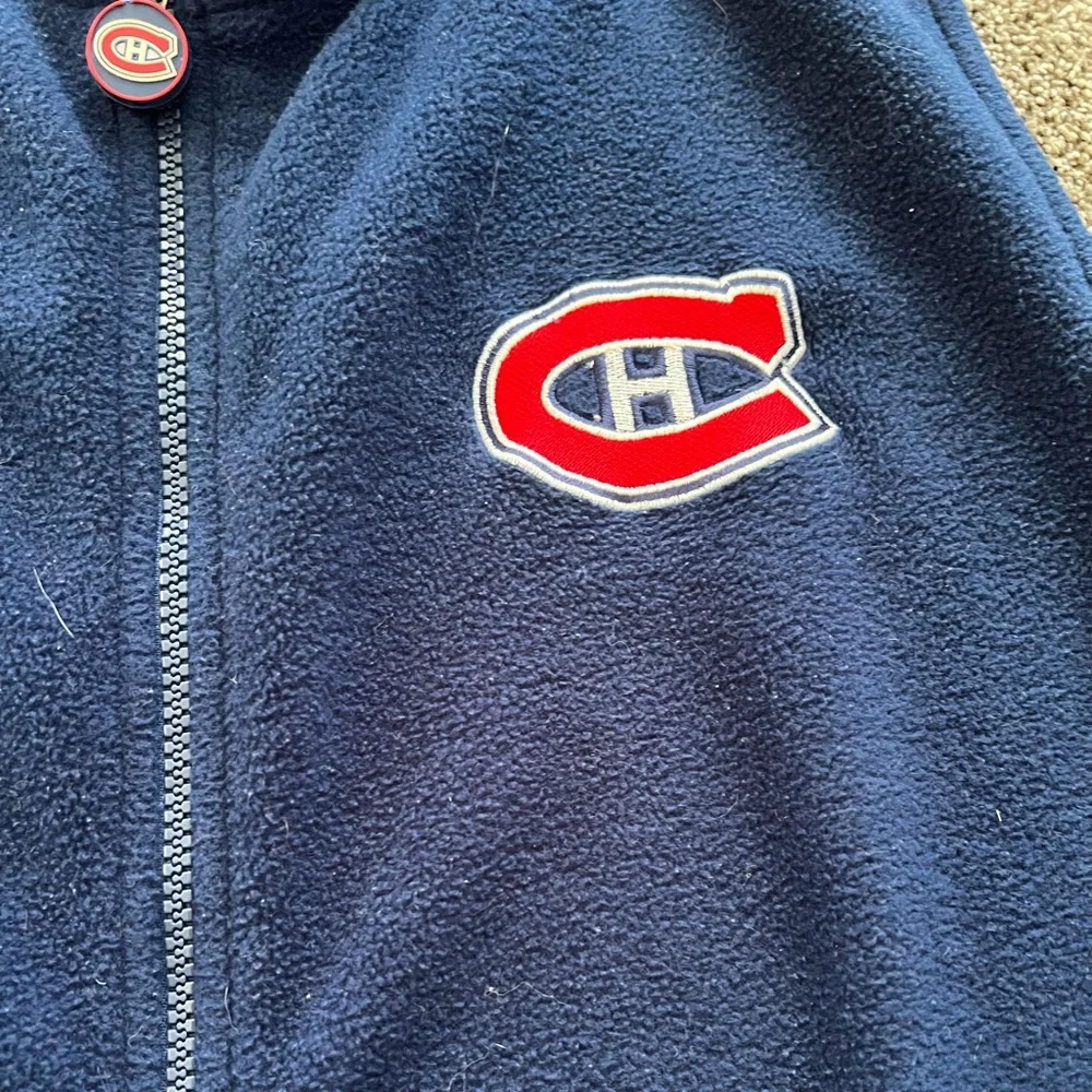 Vintage Montreal canadiens 100% polyester fleece vest - Picture 3 of 13